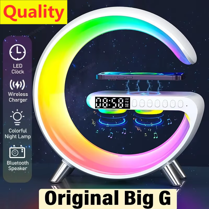 Haut-parleur et chargeur sans fil LED