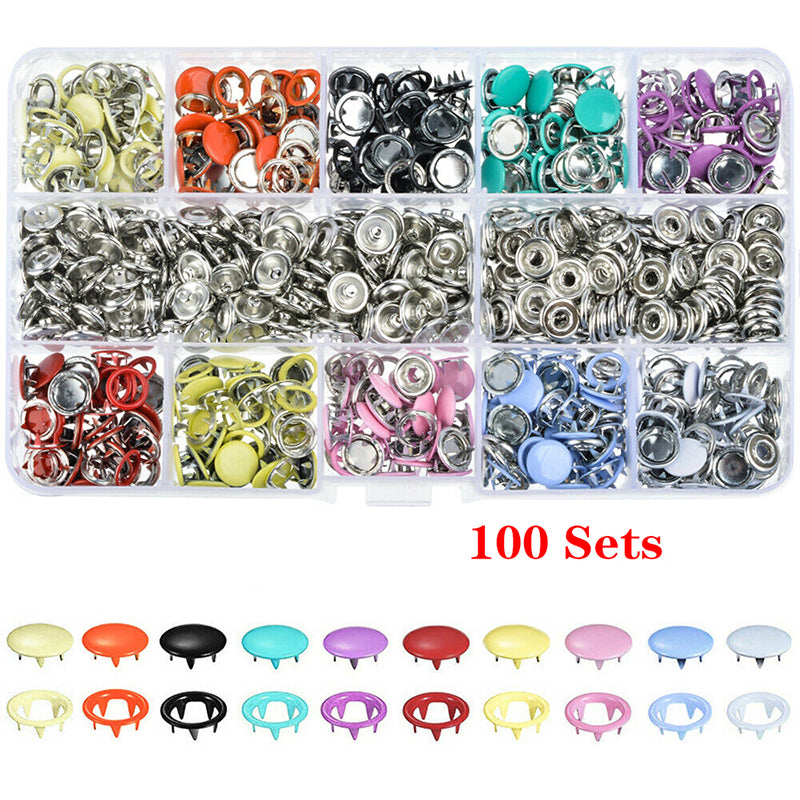 Kit des Boutons avec Pince de Fixation