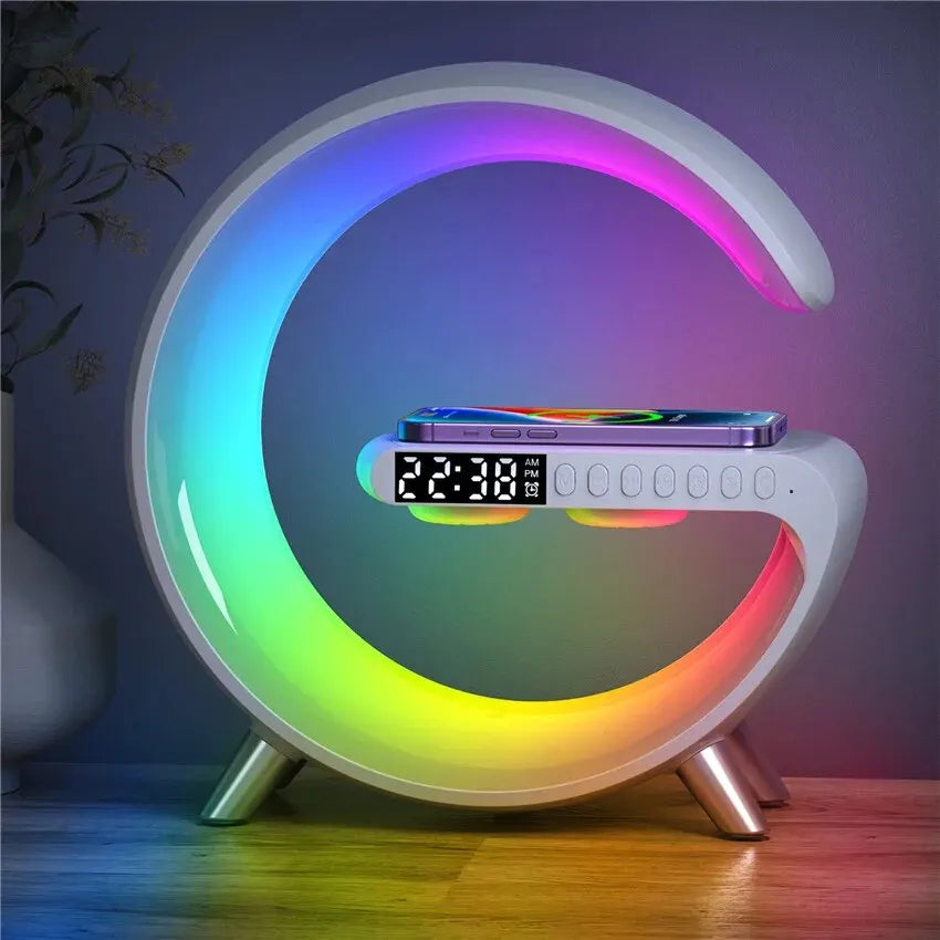 Haut-parleur et chargeur sans fil LED