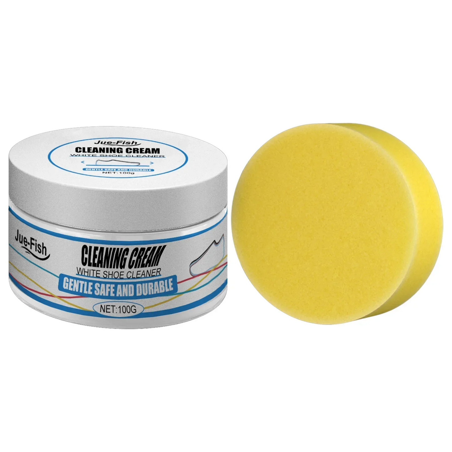 Crème de nettoyage pour chaussures blanches