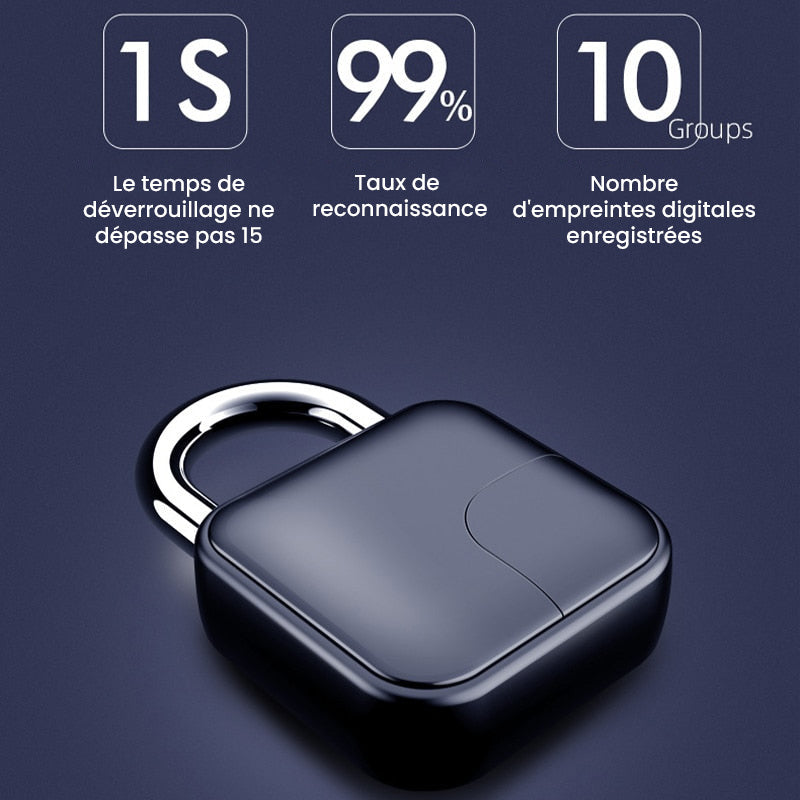 Cadenas à empreinte digitale