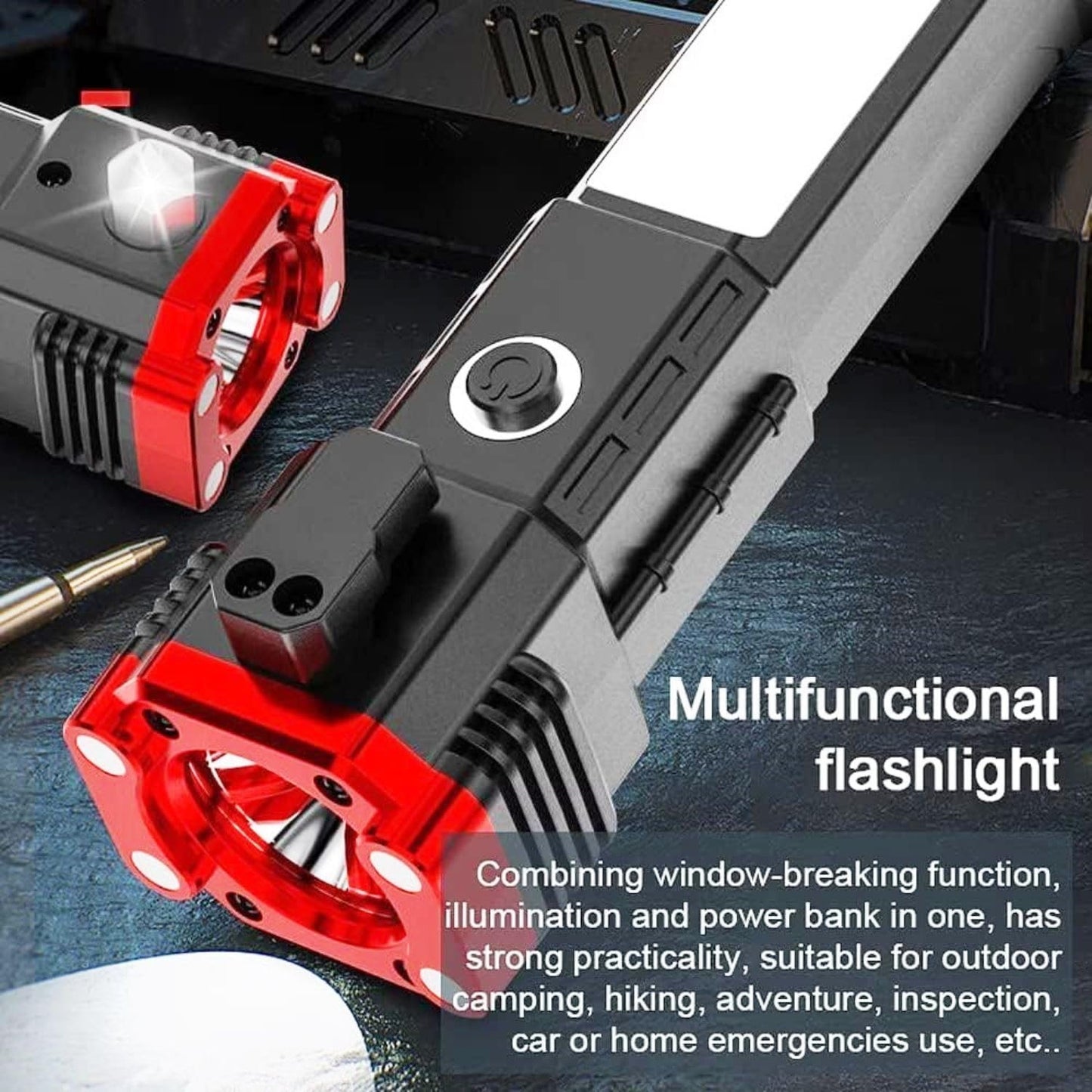 Lampe torche Multifonction avec Chargeur