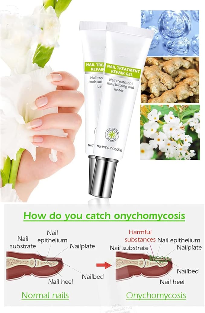Gel Réparateur pour Traitement des Ongles