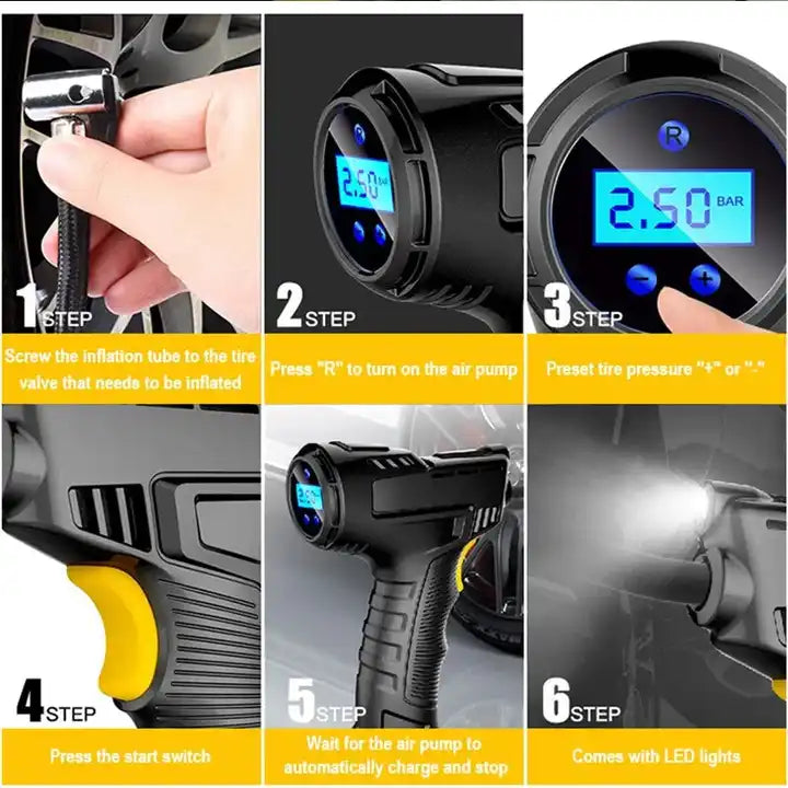 Pompe de Gonflage Ultra-Portable