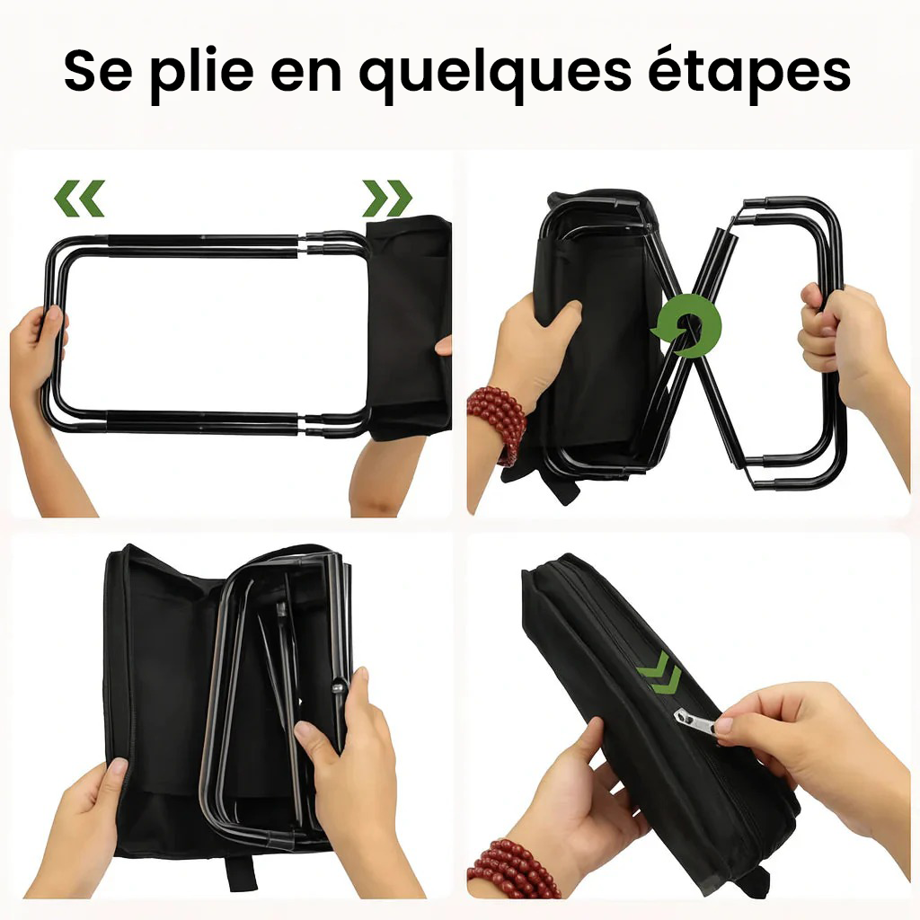 SitBag 2 en 1 – Le siège invisible ultra-compact