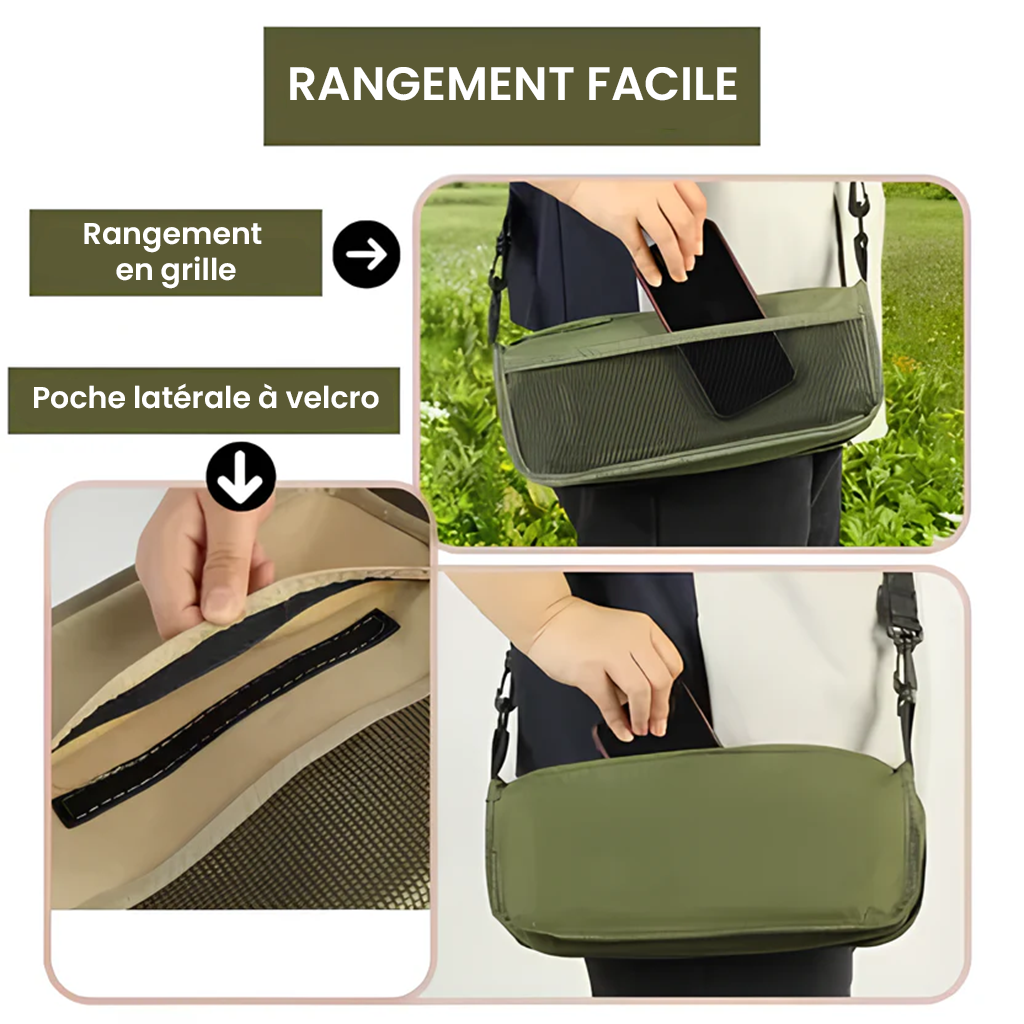 SitBag 2 en 1 – Le siège invisible ultra-compact