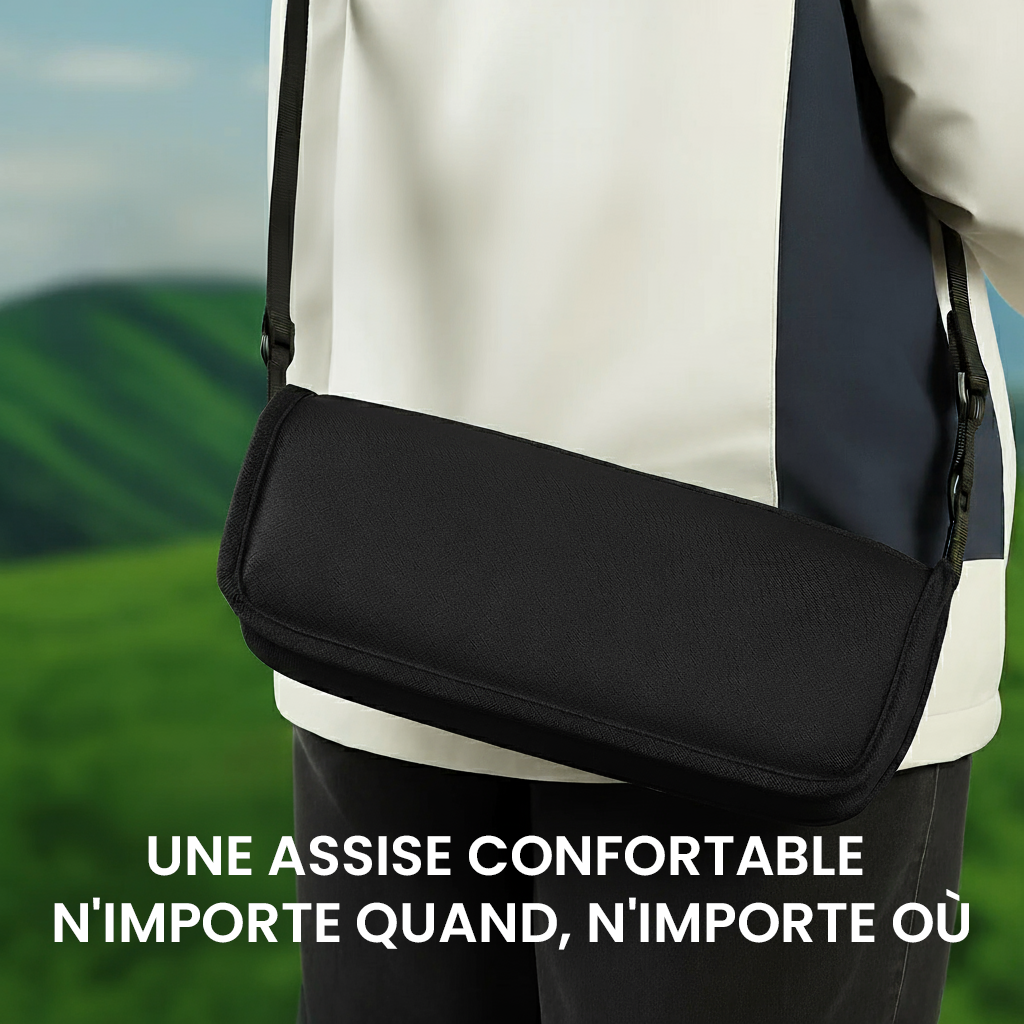 SitBag 2 en 1 – Le siège invisible ultra-compact
