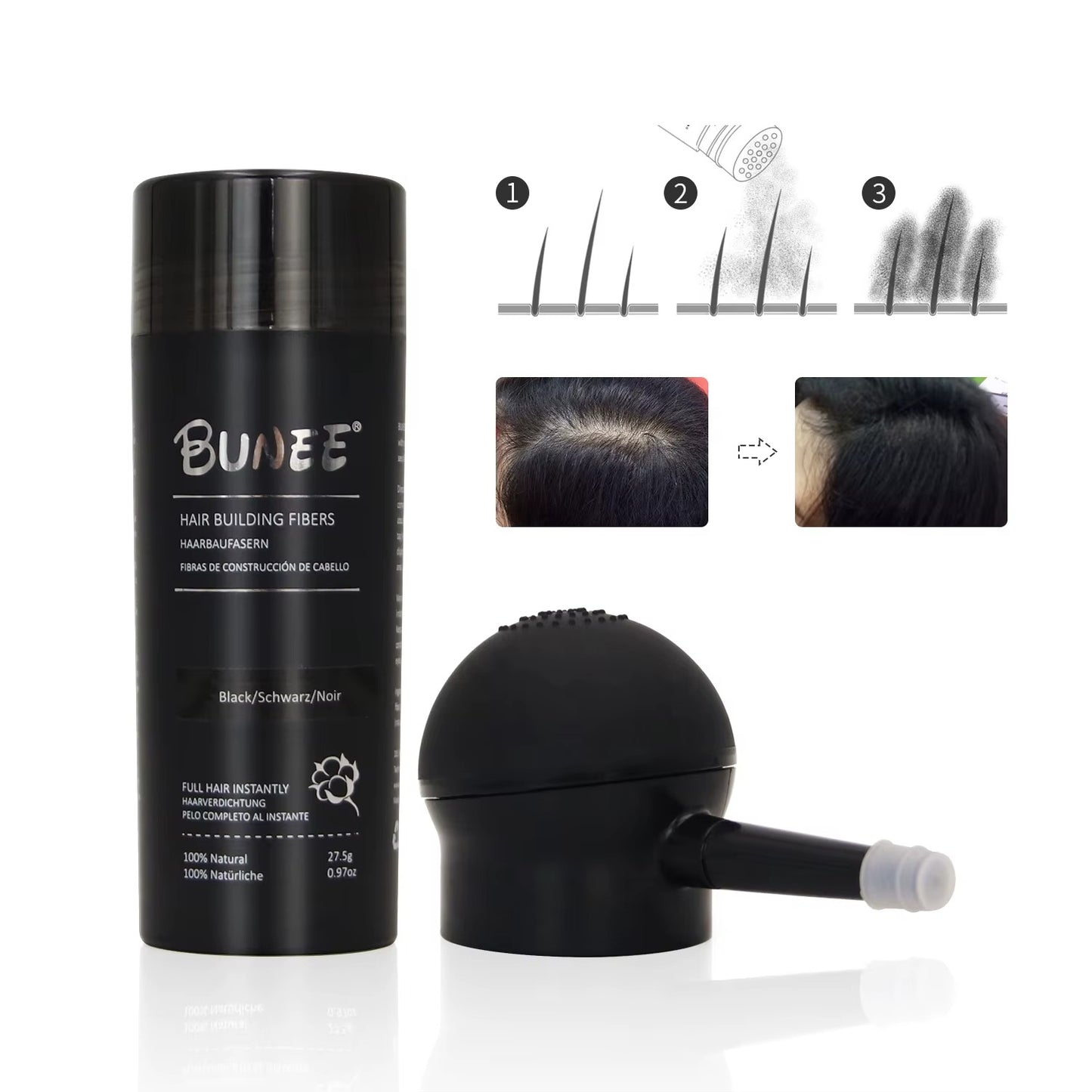 FullHair Pro - Fibres capillaires des cheveux