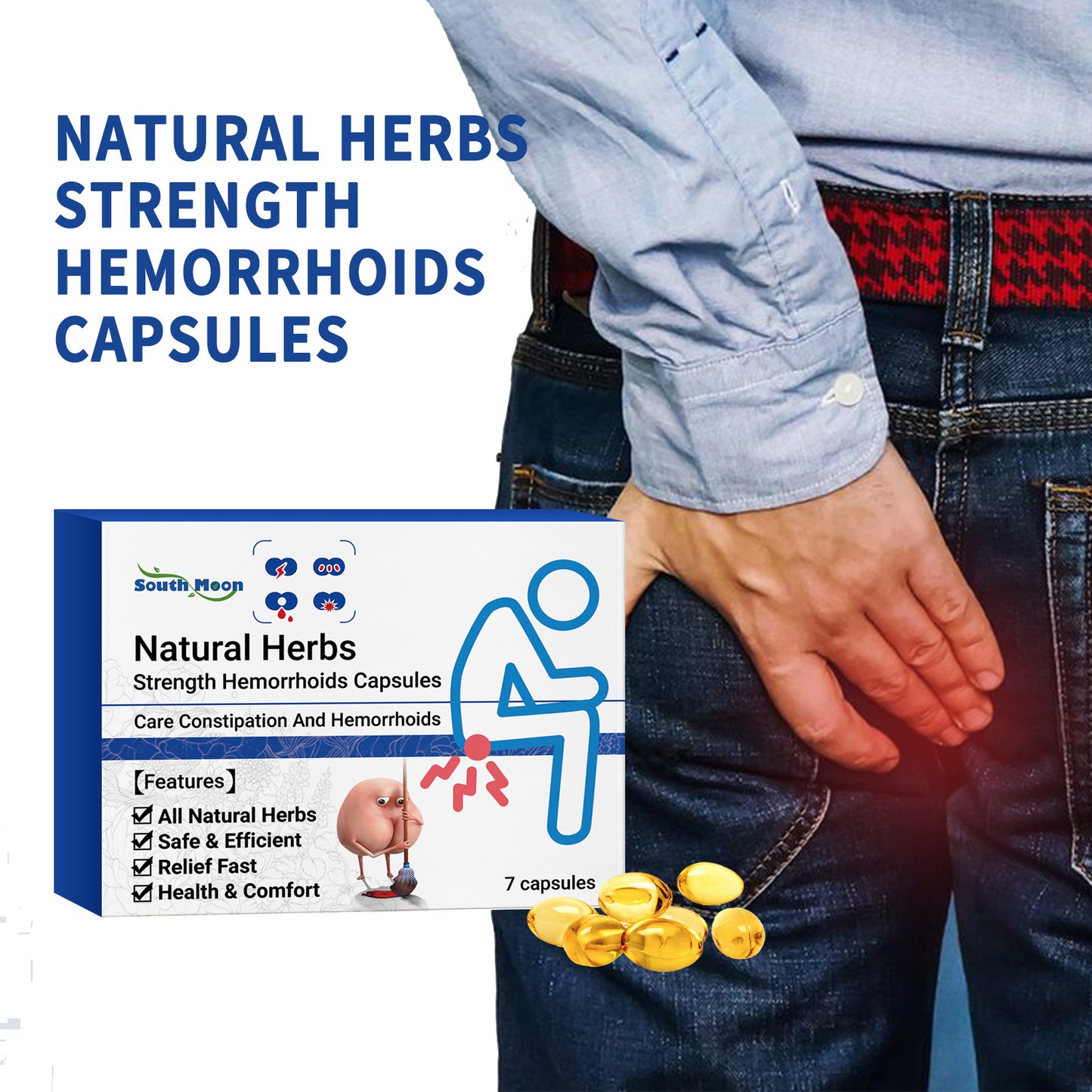 Capsules Naturelles Anti-Hémorroïdes