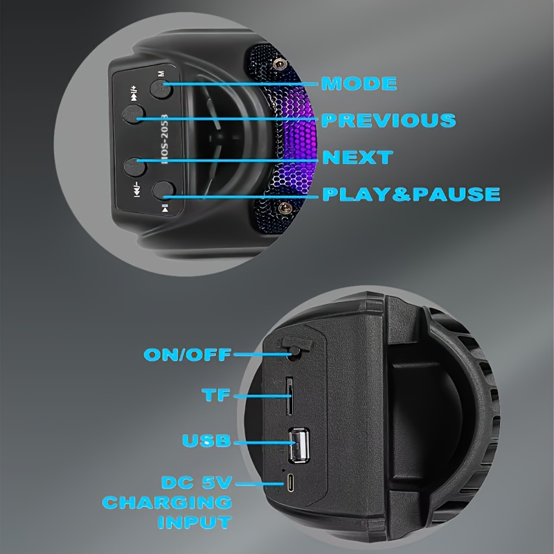 đ¶ Enceinte Bluetooth Portable TWS sans fil