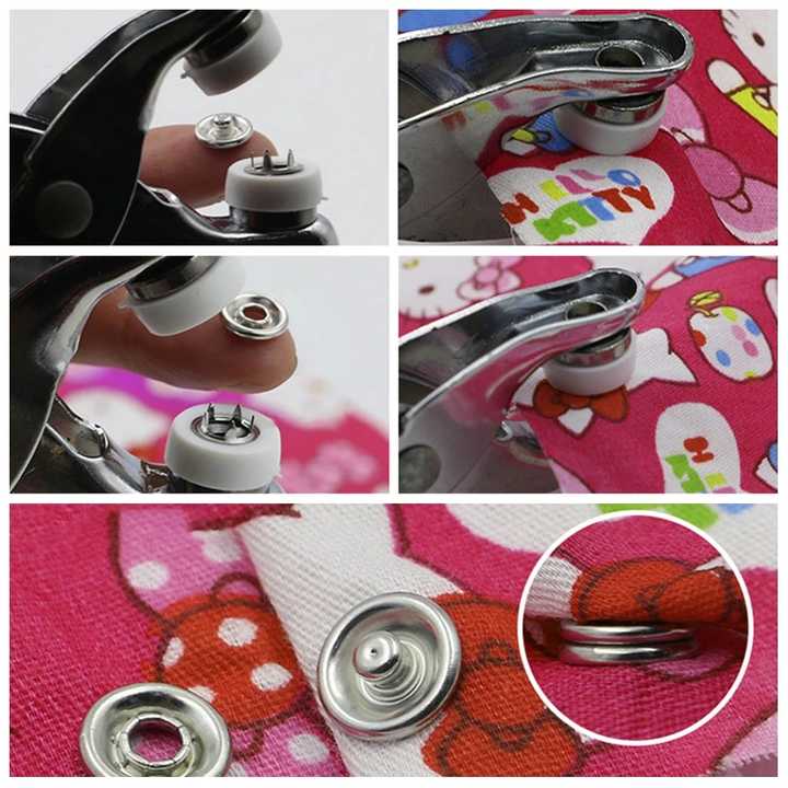 Kit des Boutons avec Pince de Fixation