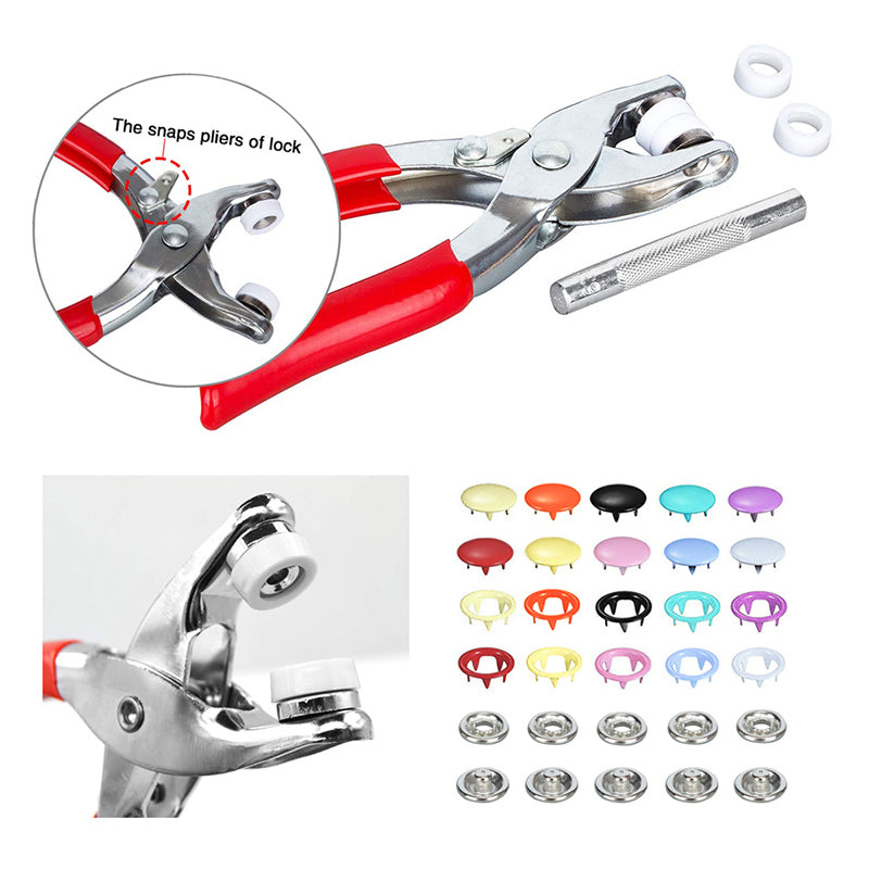 Kit des Boutons avec Pince de Fixation