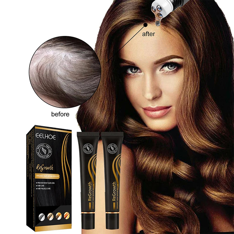 Sérum Capillaire Bio avec Applicateur Roller