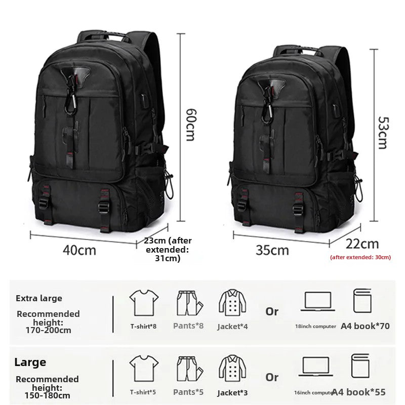 Sac à Dos de Voyage Multifonctionnel