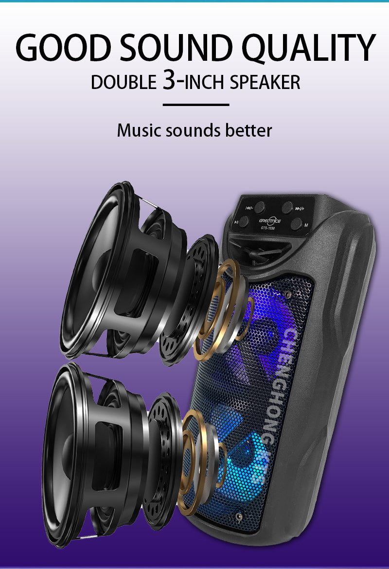 đ¶ Enceinte Bluetooth Portable TWS sans fil