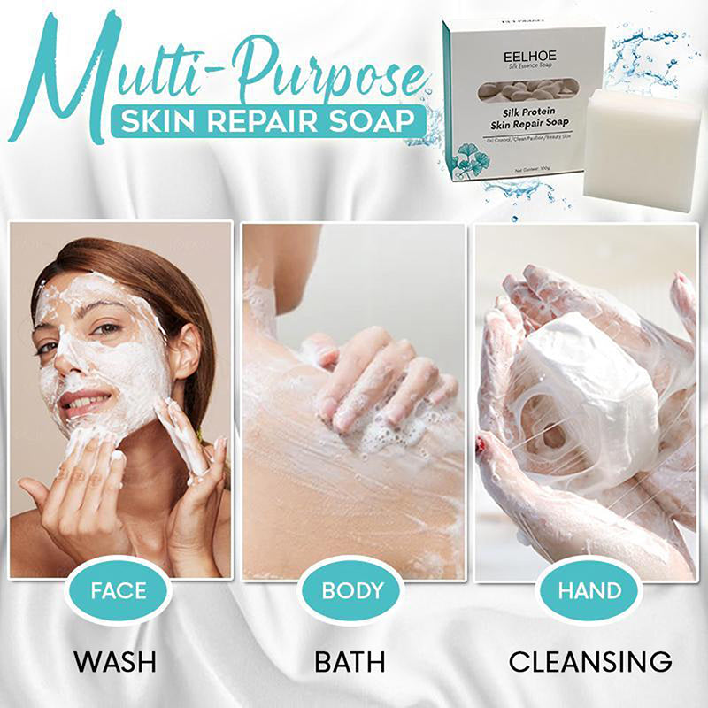 Savon Réparateur de Peau à la Protéine de Soie