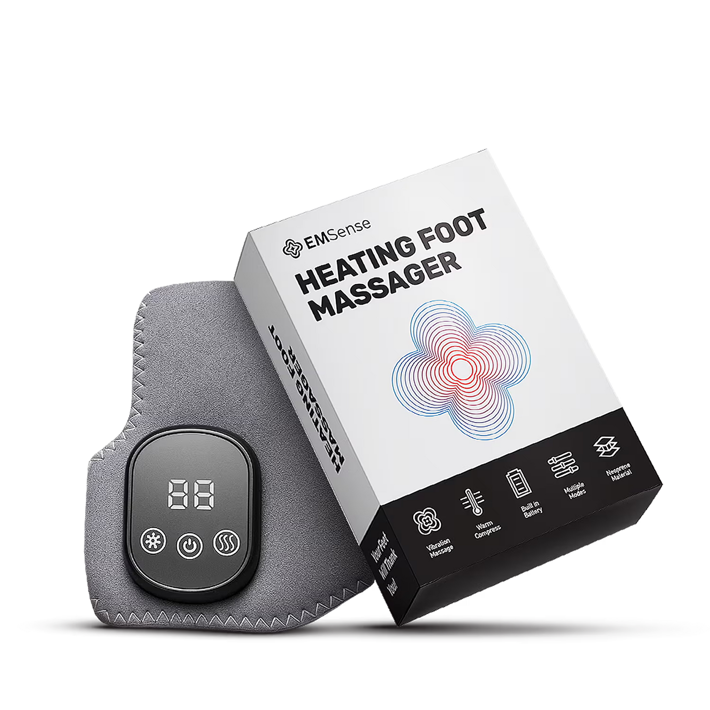 EMSense™ – Massager de Pieds Triple Thérapie