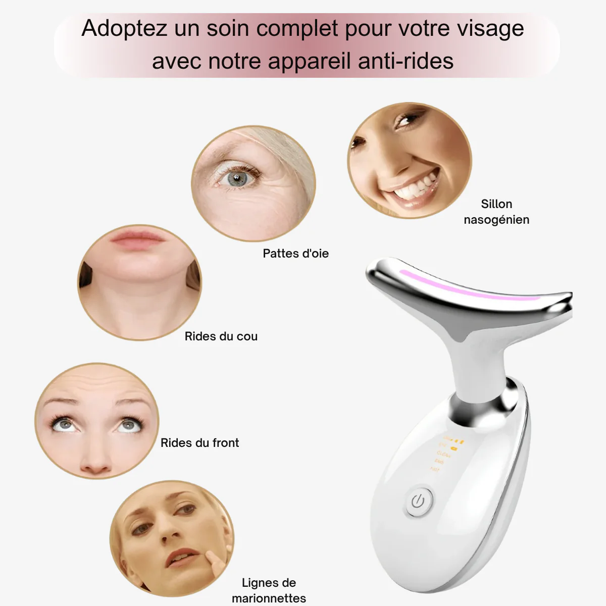 GlowSculpt 7 - Sculpteur visage LED 7-en-1