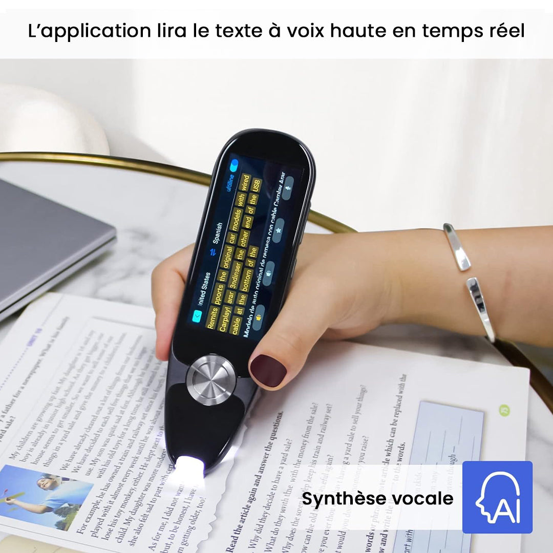 Stylo de lecture traducteur