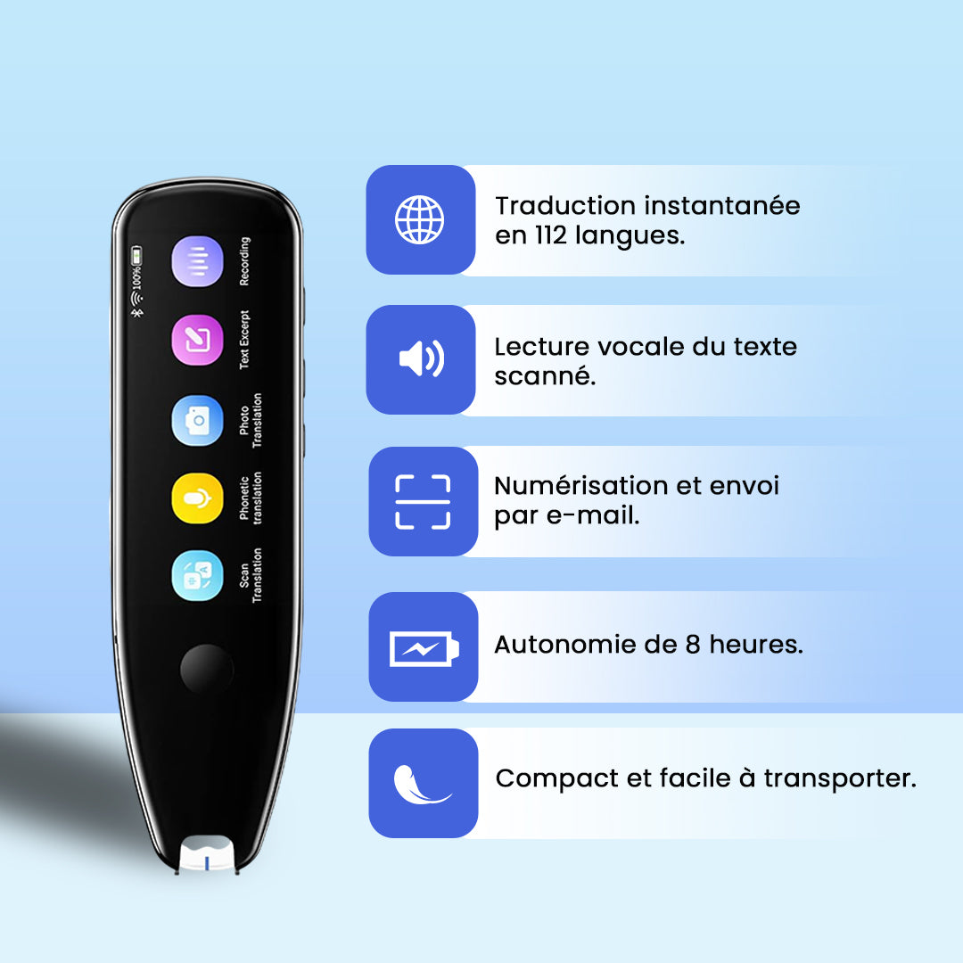 Stylo de lecture traducteur
