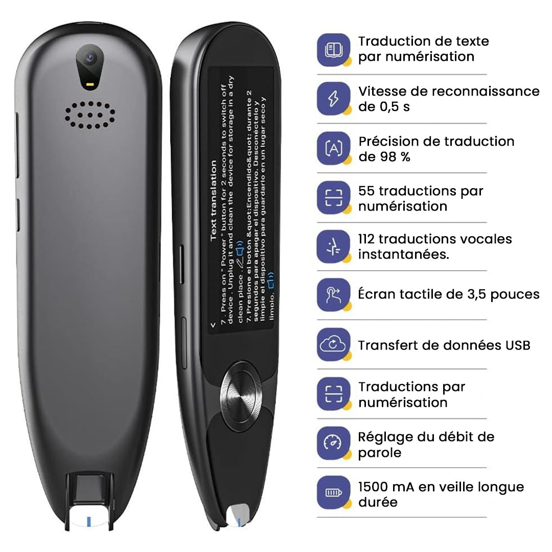 Stylo de lecture traducteur