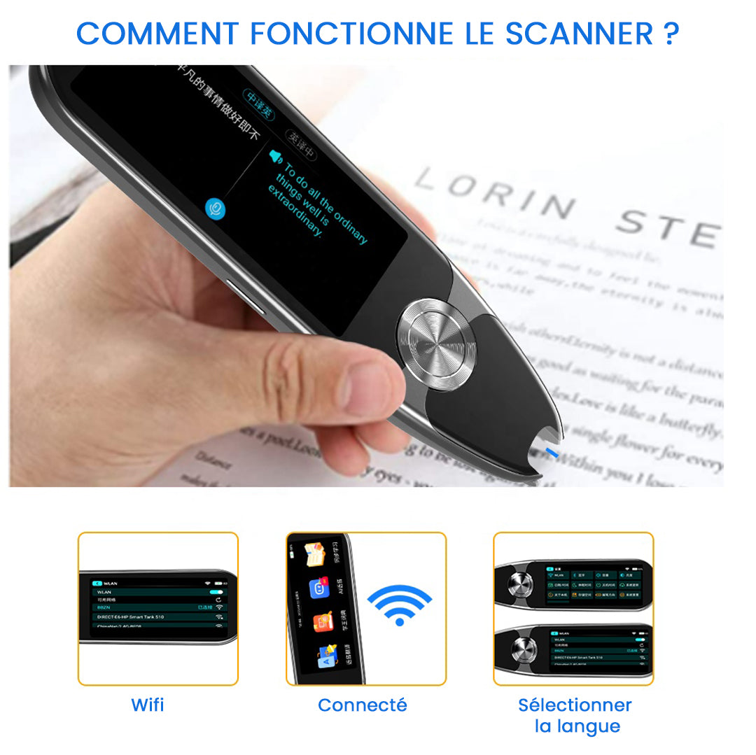 Stylo de lecture traducteur