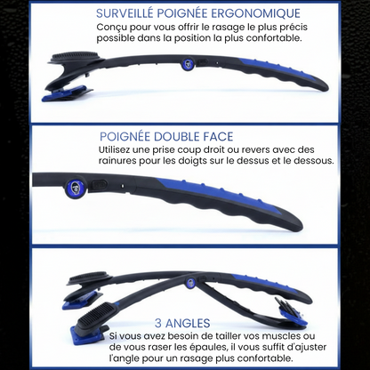 BakBlade 3.0 Rasoir de dos