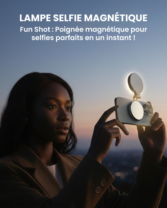LumiRing– La Lumière Selfie Magnétique 3-en-1