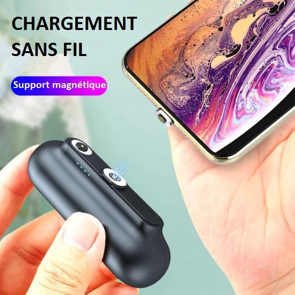 Utelips 2600mAh Powerbank Magnétique 3-en-1