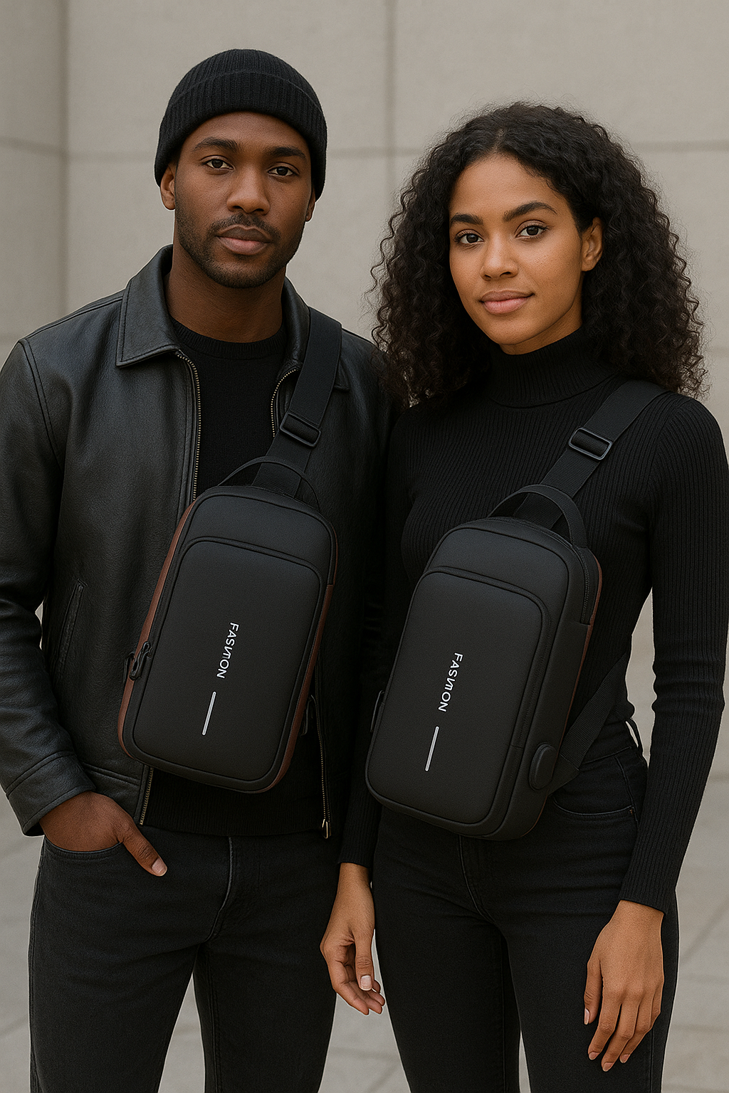 Sac à Poitrine Antivol avec USB