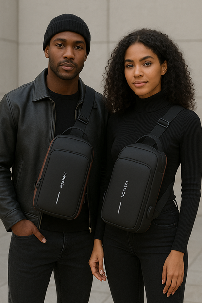 Sac à Poitrine Antivol avec USB