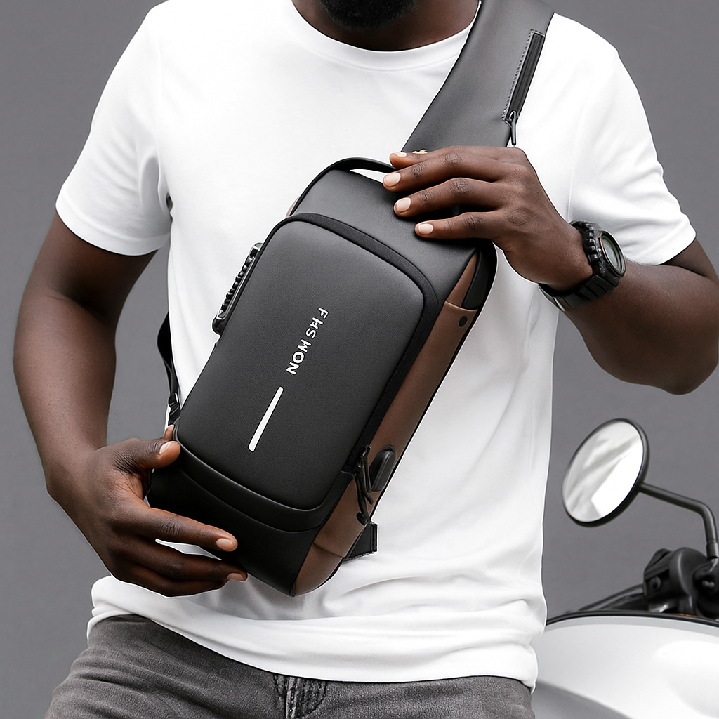 Sac à Poitrine Antivol avec USB