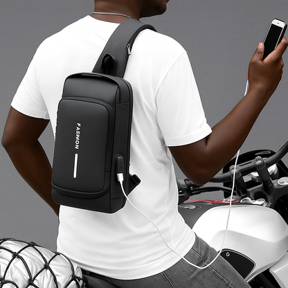 Sac à Poitrine Antivol avec USB
