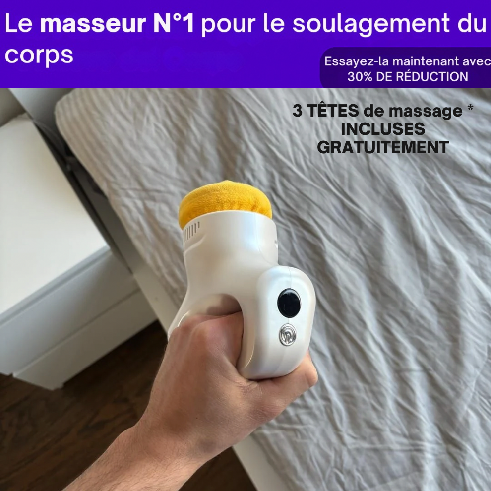 Masseur Intelligent DeepRelief™ – Soulagement Total du Corps