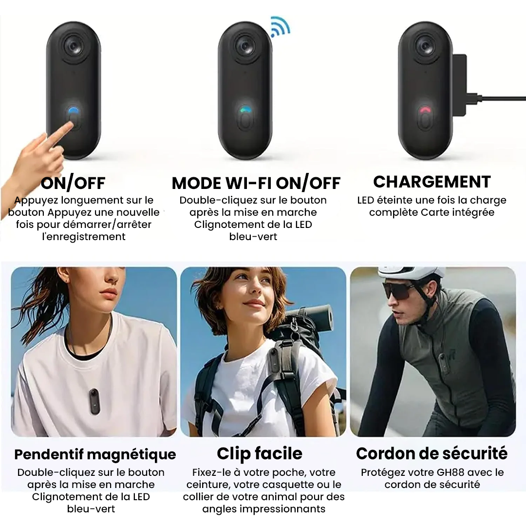 ProView 4K - Caméra Magnétique Portable Ultra HD