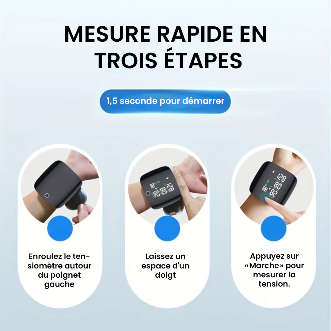 Tensiomètre Intelligent au Poignet