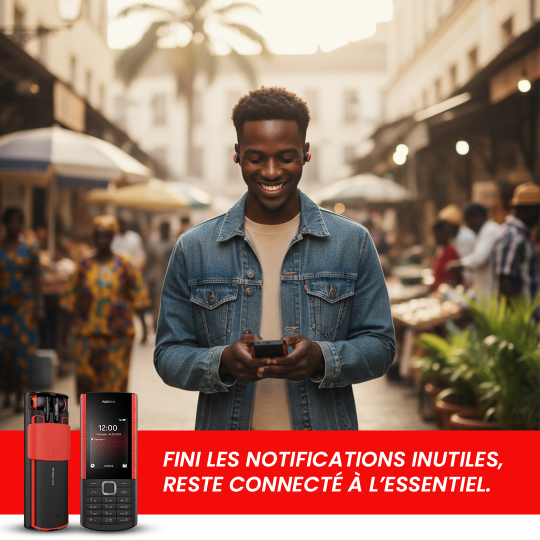 Nokia 5710 XA – Téléphone Futuriste avec Écouteurs Bluetooth Intégrés