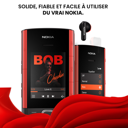 Nokia 5710 XA – Téléphone Futuriste avec Écouteurs Bluetooth Intégrés