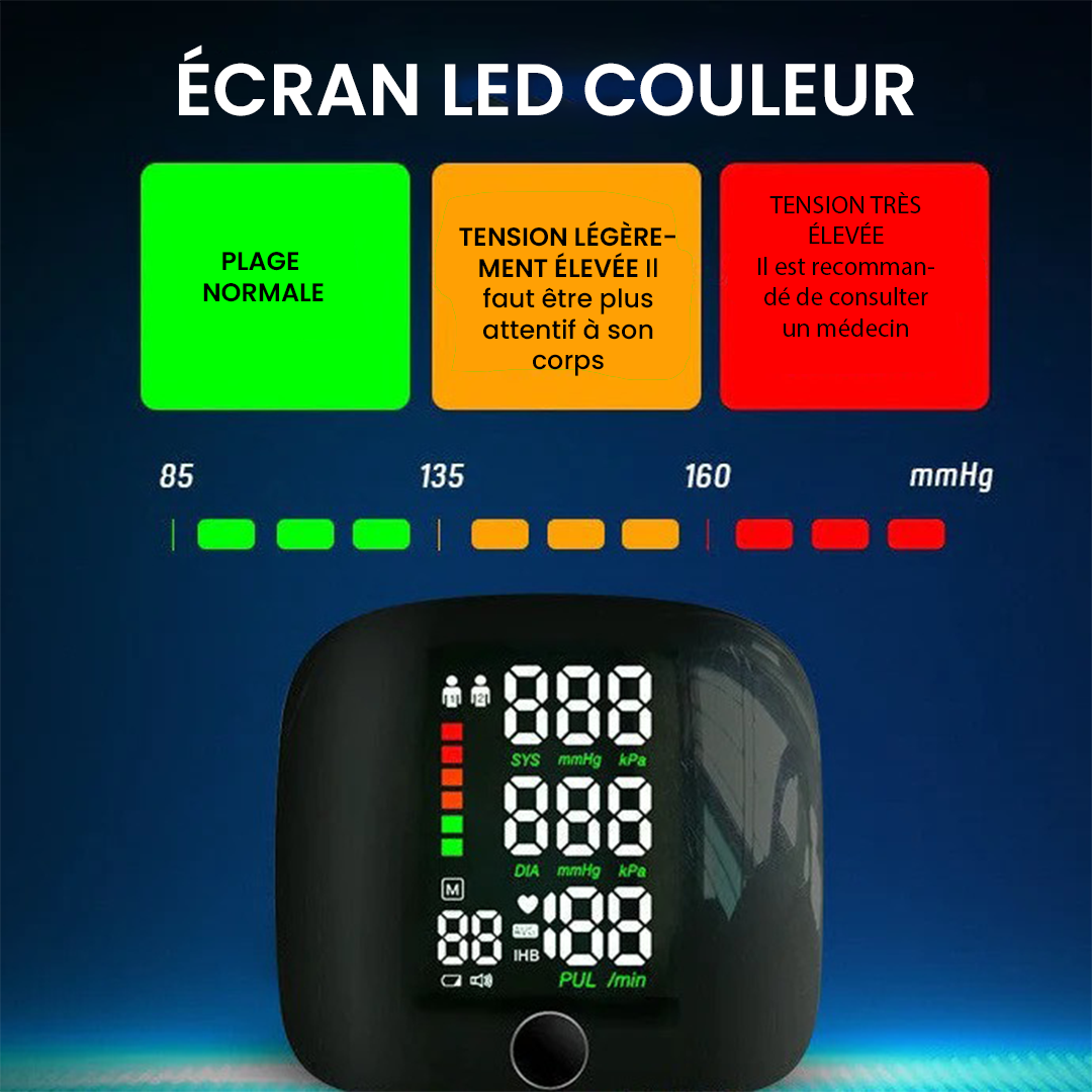 Tensiomètre Intelligent au Poignet