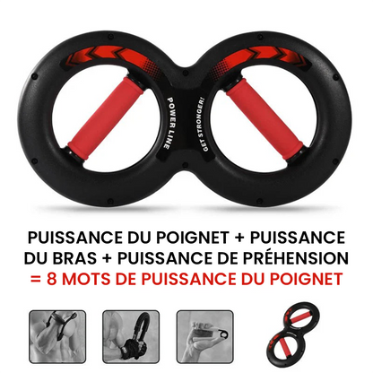 Poigne Power - Entraîneur multifonction de force pour main et avant-bras