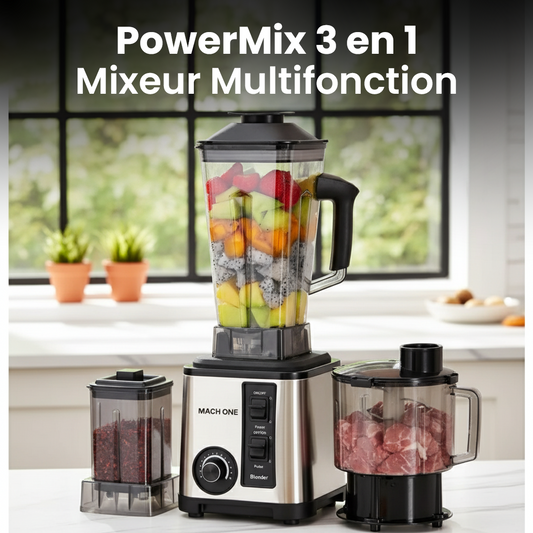 PowerMix 3 en 1 - Mixeur Multifonction