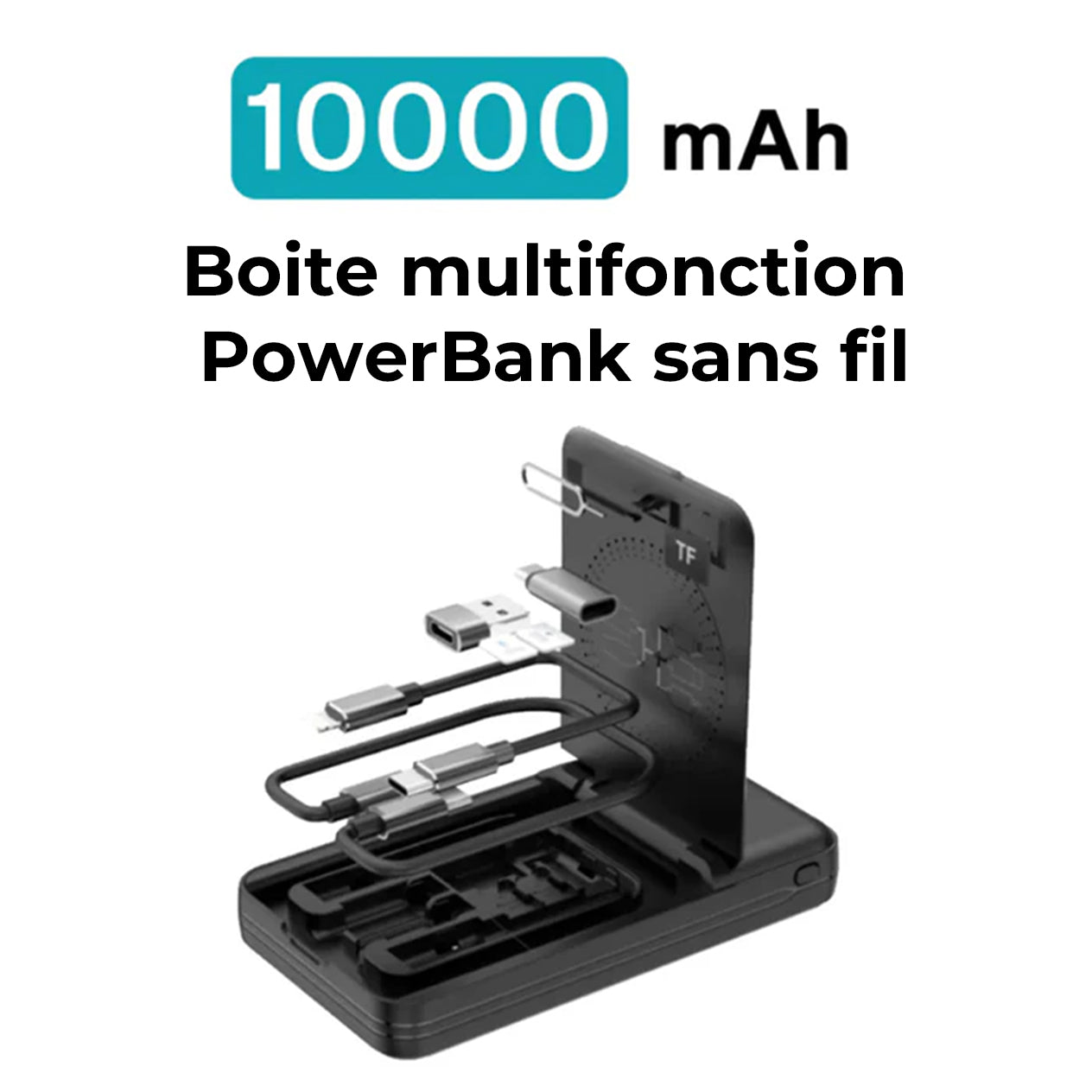 Boîte de rangement USB multifonctions