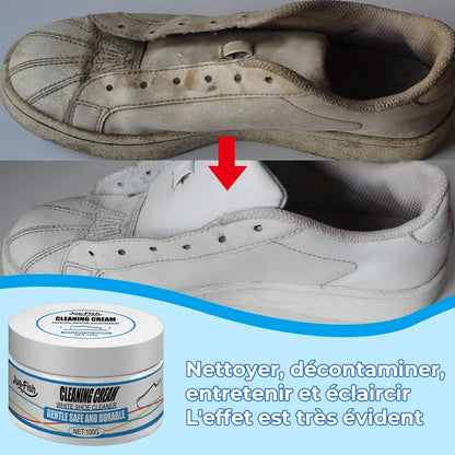 crème de nettoyage pour chaussures blanches