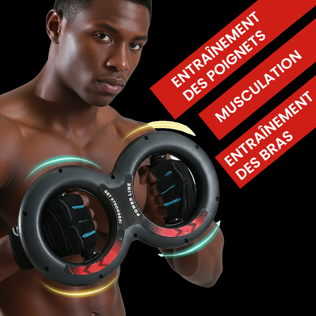 Poigne Power - Entraîneur multifonction de force pour main et avant-bras