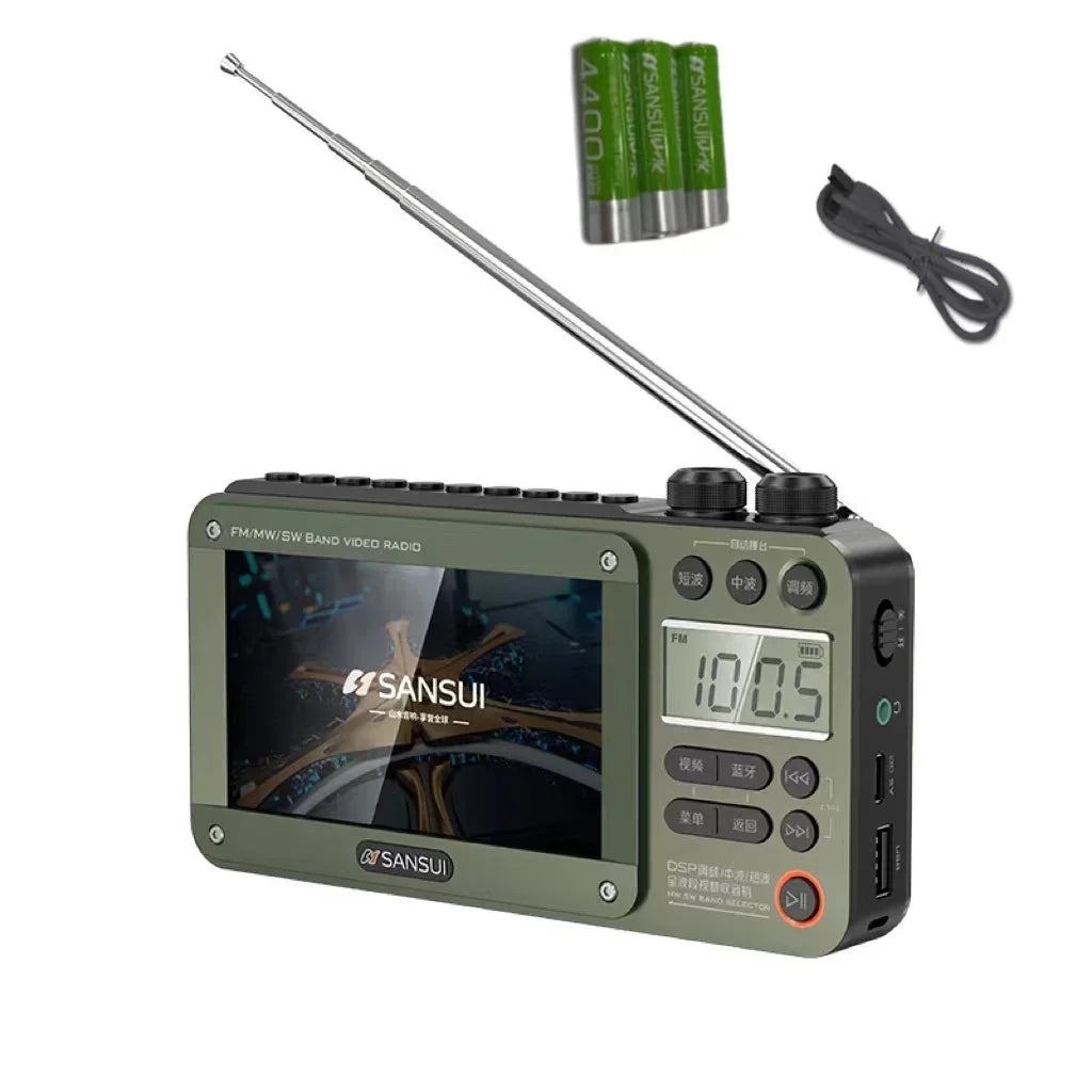 Radio Vidéo 3-en-1 Bluetooth