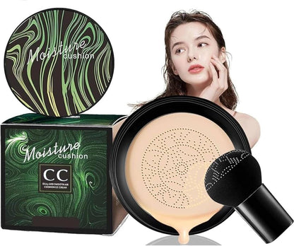 Crème CC avec Tête de Champignon - Soin Naturel et Maquillage Longue Tenue