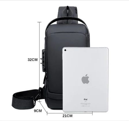 Sac à Poitrine Antivol avec USB