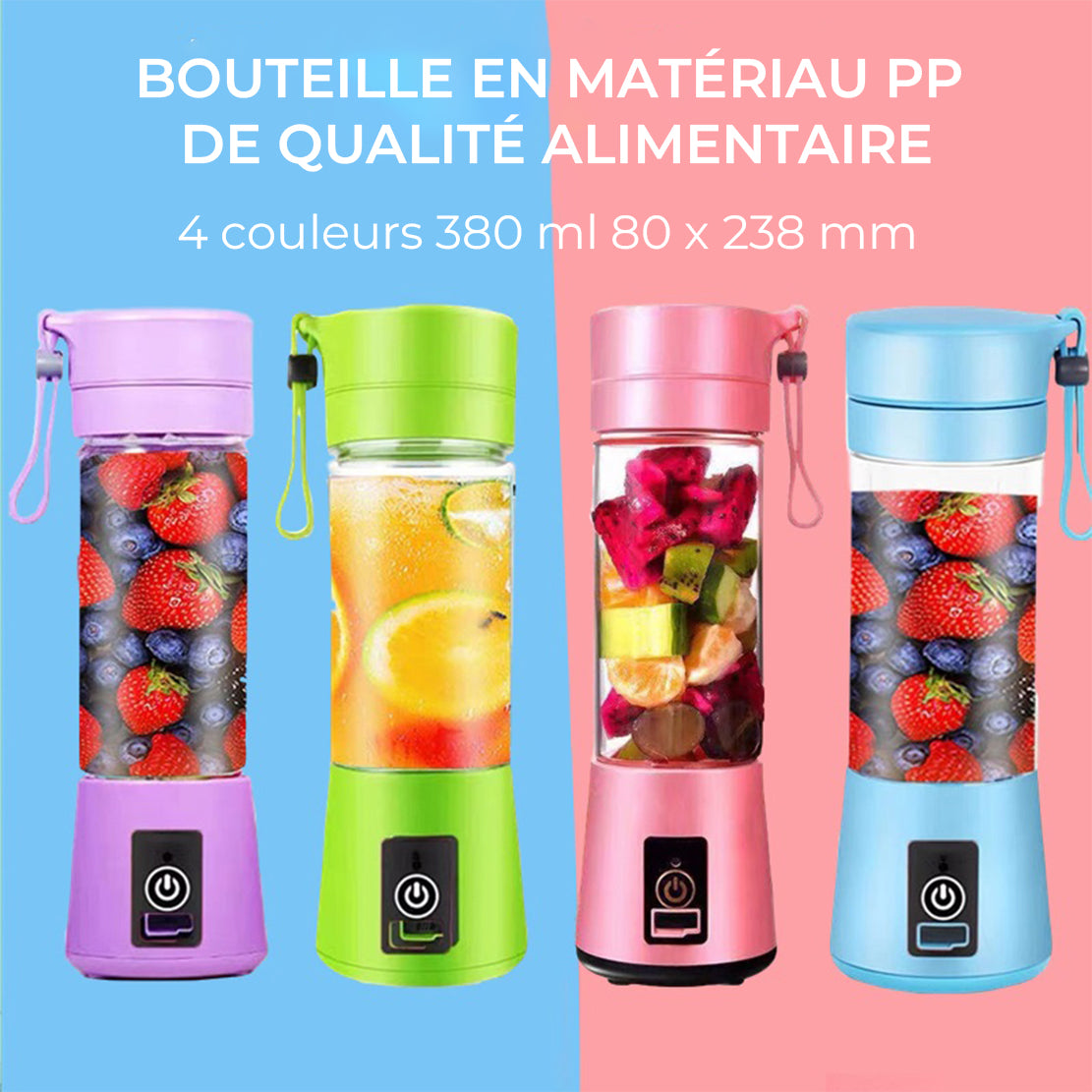 Mixeur à smoothies rechargeable USB portable