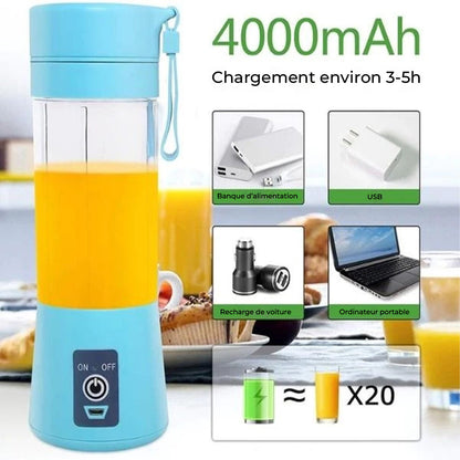 Mixeur à smoothies rechargeable USB portable