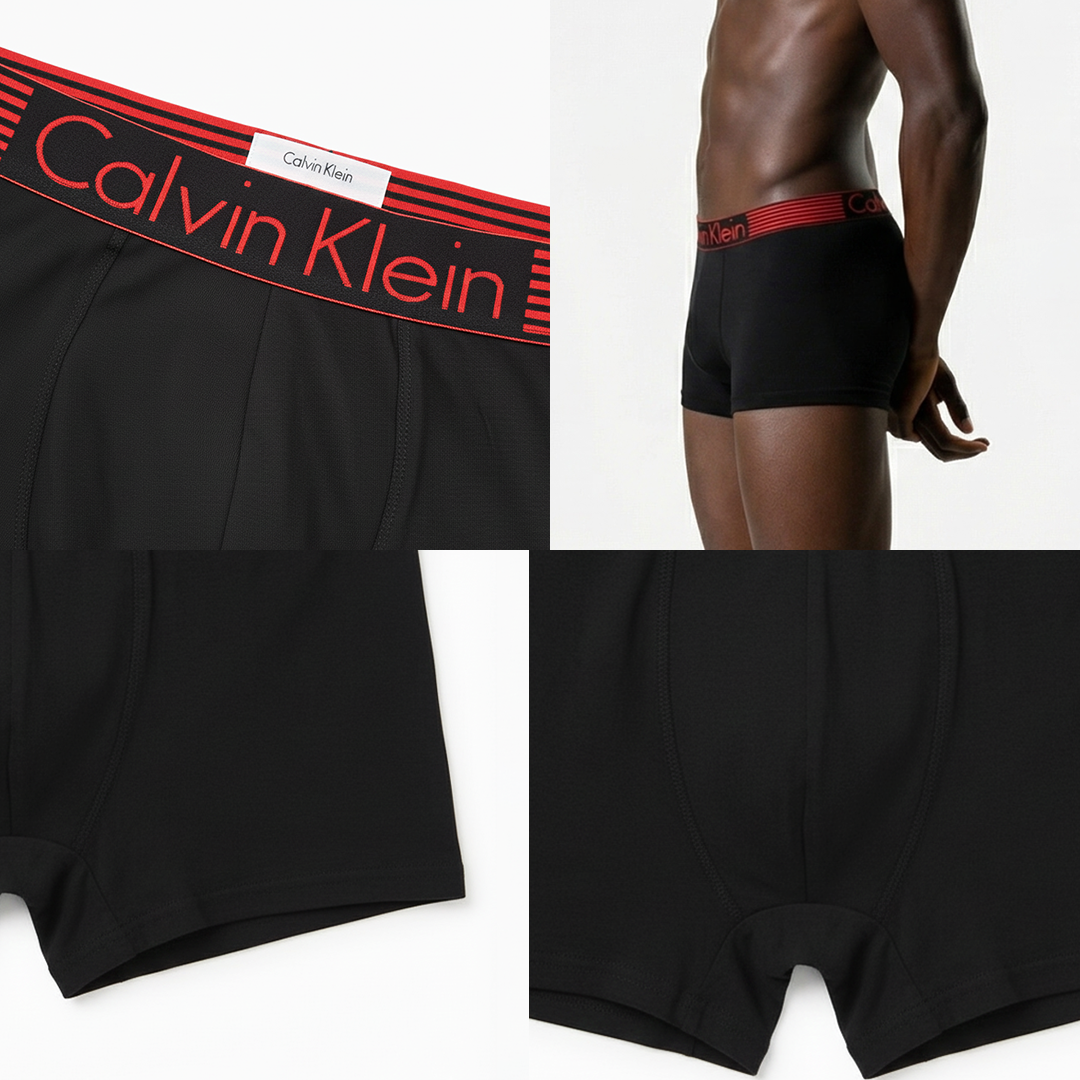 Calvin Klein Boxers Homme - Pack Essentiel de 3 Boxers